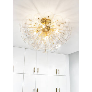 Regina AndrewPoppy Glass Semi Flush Mount (Clear)16 - 1232CLROrigins of Home