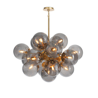 Regina AndrewShine Chandelier (Natural Brass with Smoke Glass)16 - 1474NB - SMKOrigins of Home