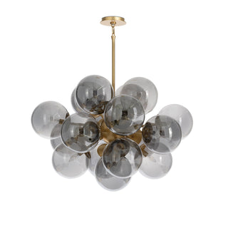 Regina AndrewShine Chandelier (Natural Brass with Smoke Glass)16 - 1474NB - SMKOrigins of Home