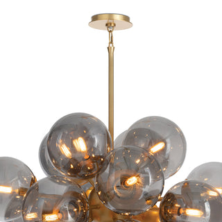 Regina AndrewShine Chandelier (Natural Brass with Smoke Glass)16 - 1474NB - SMKOrigins of Home