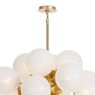 Regina AndrewShine Chandelier (Natural Brass with Swirl Glass)16 - 1474NB - SRLOrigins of Home