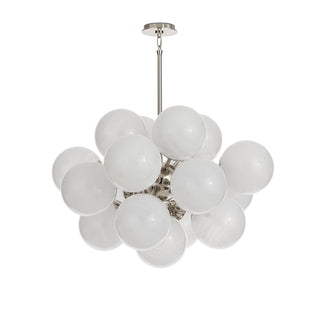 Regina AndrewShine Chandelier (Polished Nickel with Swirl Glass)16 - 1474PN - SRLOrigins of Home