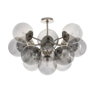 Regina AndrewShine Flush Mount (Polished Nickel with Smoke Glass)16 - 1475PN - SMKOrigins of Home