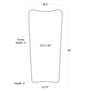 Regina AndrewSonnet Dressing Room Mirror (Gold Leaf)21 - 1123GLOrigins of Home
