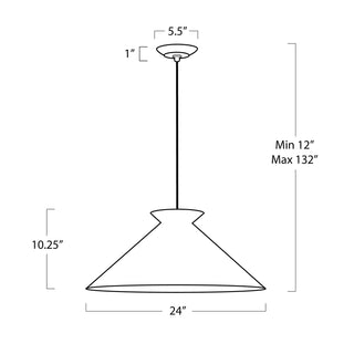 Regina AndrewViggo Pendant Large (Black and Gold)16 - 1429BLKOrigins of Home