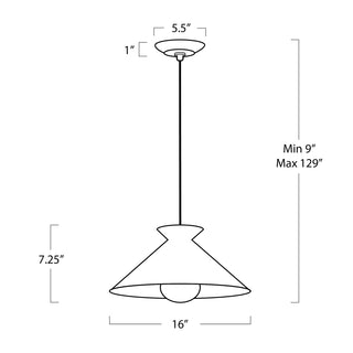 Regina AndrewViggo Pendant Small (White and Gold)16 - 1430WTOrigins of Home
