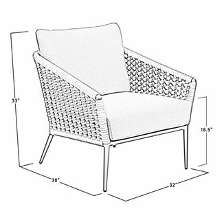 Seasonal LivingAntilles Outdoor Lounge Chair620FT017P2DGTAloha Habitat