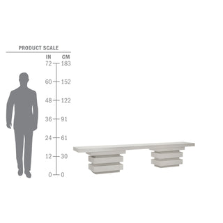 Seasonal LivingMeditation Rectangle BenchS1568100215Aloha Habitat