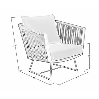 Seasonal LivingOrion 3 Piece Lounge Group620FT082P2DGPGAloha Habitat