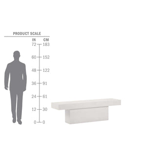 Seasonal LivingT-Bench Concrete Dining BenchP501992202Aloha Habitat