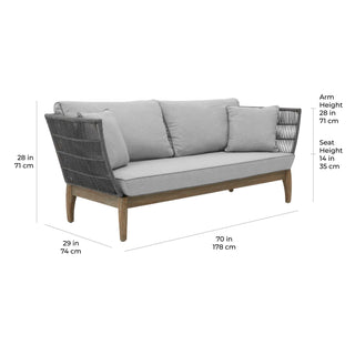 Seasonal LivingWings 3 Seat SofaE50499002Aloha Habitat