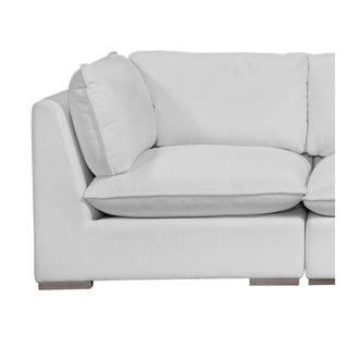 Spectra HomeBurbank Sectional Chaise Version in Chloe Ice (Performance Fabric) 4pc as ShownBurbank3Aloha Habitat