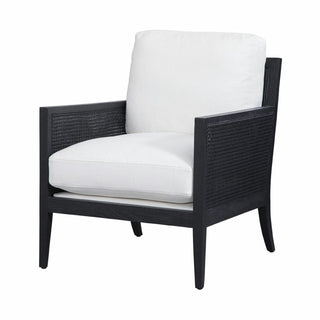 Spectra HomeSpectra | Bakersfield Chair in Bergamo Vanilla in Black (Performance Fabric)Bakersfield57Aloha Habitat