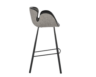 SunpanWaldo Barstool - Nightfall Black / November Grey104372Origins of Home