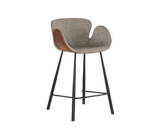 SunpanWaldo Counter Stool - November Grey / Cinnamon Brown104488Origins of Home