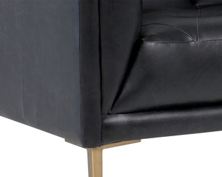 SunpanWestin Sofa - Vintage Black Night Leather104345Origins of Home