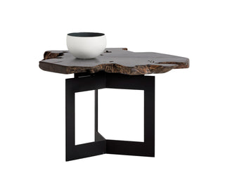 SunpanWyatt Side Table - Black / Dark Brown102223Origins of Home