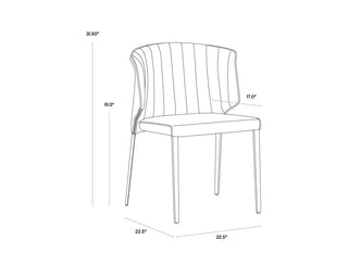 SunpanZayden Dining Chair - Belfast Oatmeal106477Origins of Home