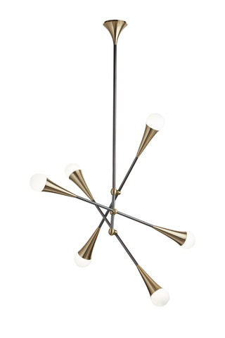 SunpanZenith Chandelier - Brass And Black103807Origins of Home