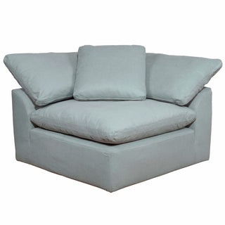 Sunset TradingContemporary Puff Collection 4PC Slipcovered L-Shaped Sectional Sofa | Performance Fabric Washable Water-Resistant Stain-Proof | 132" Deep-Seating Down-Filled Modular Couch | Ocean BlueSU-1458-43-3C-1AAloha Habitat