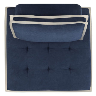 Sunset TradingPixie 5 Piece Sofa Sectional | Modular Couch | Navy Blue and Cream FabricSU-UPX1671135-5A-NWAloha Habitat