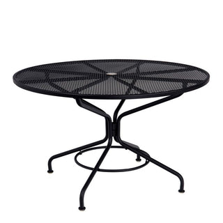 WoodardCafe Series Textured Black 48" Round Umbrella Table280137N.92Aloha Habitat