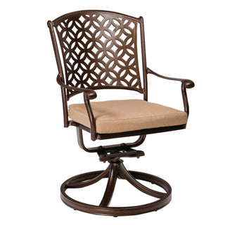 WoodardCasa Swivel Rocking Dining Arm Chair with Optional Cushion3Y0472STAloha Habitat