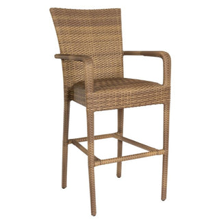 WoodardEt Cetera Padded Seat Bar Stool with ArmsS593089Origins of Home