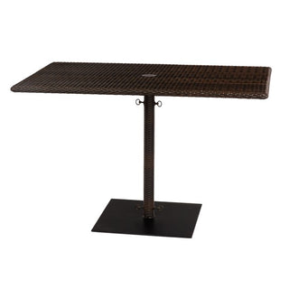 WoodardEt Cetera Rectangular Umbrella Table with weighted baseS593738Origins of Home