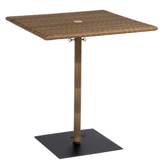 WoodardEt Cetera Square Umbrella Bar Height Table with Weighted BaseS593936Origins of Home