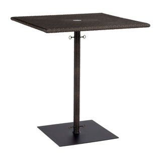 WoodardEt Cetera Square Umbrella Bar Height Table with Weighted BaseS593936Origins of Home