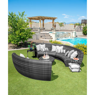 WoodardGenie Curved Armless Lounge ChairS504011Aloha Habitat