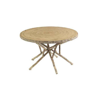 WoodardRiver Round Faux Birch Heartwood Dining TableS545702Origins of Home