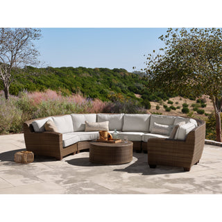 WoodardSaddleback OttomanS523005Aloha Habitat