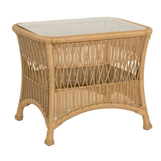 WoodardSommerwind End Table with Glass TopS596201Aloha Habitat
