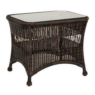 WoodardSommerwind End Table with Glass TopS596201Aloha Habitat