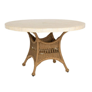 WoodardSommerwind Round Umbrella Table With Stone TopS596604Aloha Habitat