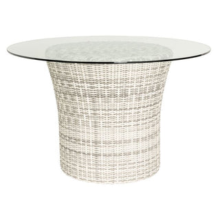 WoodardSonoma Round Dining Base with 48" Glass TopS561601Aloha Habitat