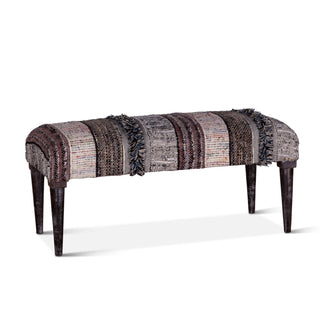 World InteriorsAlgiers 42" Bench in Moroccan Fluffy Black FabricZWALGRBN42Origins of Home