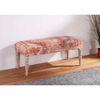 World InteriorsAlgiers 42" Bench in Tahiri Red FabricZWALGRBN42ROrigins of Home