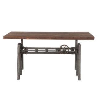 World InteriorsArtezia Adjustable Desk in Gray Weathered Teak FinishZWATDSKGROrigins of Home