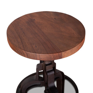 World InteriorsBlayne Adjustable Height Stool in Walnut FinishZWBLASTL14Origins of Home