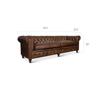 World InteriorsBrisbane Chesterfield Sofa in Antique Whiskey LeatherZWBRISCH3AWOrigins of Home