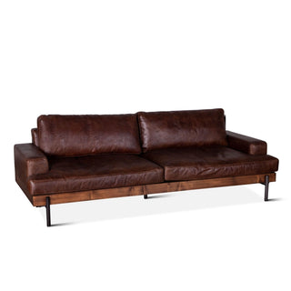 World InteriorsChiavari Leather Sofa in Geisha BrownZWCIAMSFGEIOrigins of Home