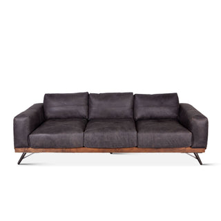 World InteriorsChiavari Sofa in Antique Ebony LeatherZWCHIMIDSOFOrigins of Home