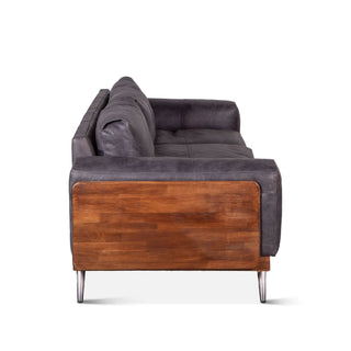 World InteriorsChiavari Sofa in Antique Ebony LeatherZWCHIMIDSOFOrigins of Home