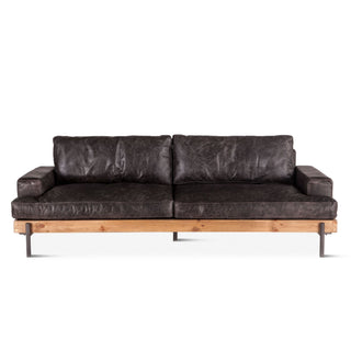 World InteriorsChiavari Sofa in Morocco Ebony LeatherZWCIAMSFOrigins of Home