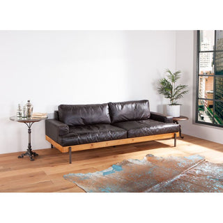 World InteriorsChiavari Sofa in Morocco Ebony LeatherZWCIAMSFOrigins of Home