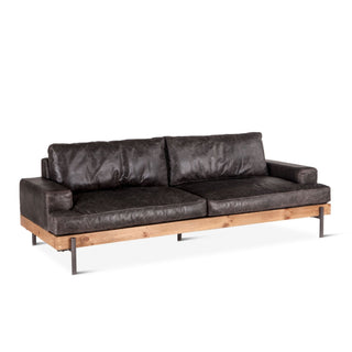 World InteriorsChiavari Sofa in Morocco Ebony LeatherZWCIAMSFOrigins of Home