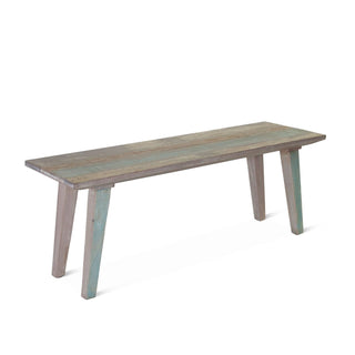 World InteriorsCordoba 48" Bench in Reclaimed Wood with Vintage Teal FinishZWCDBBN48Origins of Home